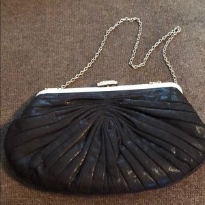 Black clutch or shoulder bag